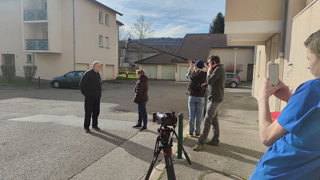 Tournage témoignage projet mémoire CSCJP